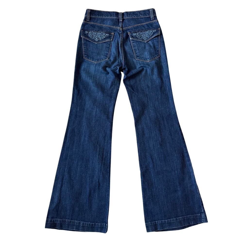 The Limited Vintage Flare Jeans Women's Sz 2 26 Blue Mid Rise Retro Y2K Boho